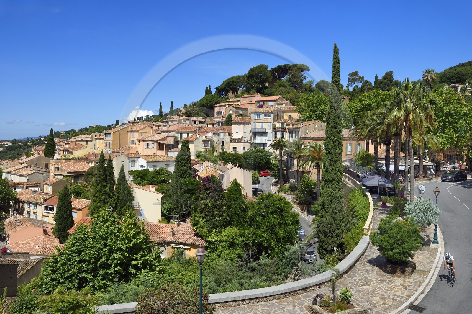 France, Var (83), le village de Bormes-les-Mimosas