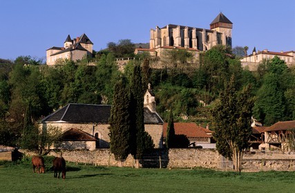 France, Haute-Garonne (31), Saint-Bertrand-de-Comminges, labellisé Les Plus Beaux Villages de France, cathédrale Sainte-Marie