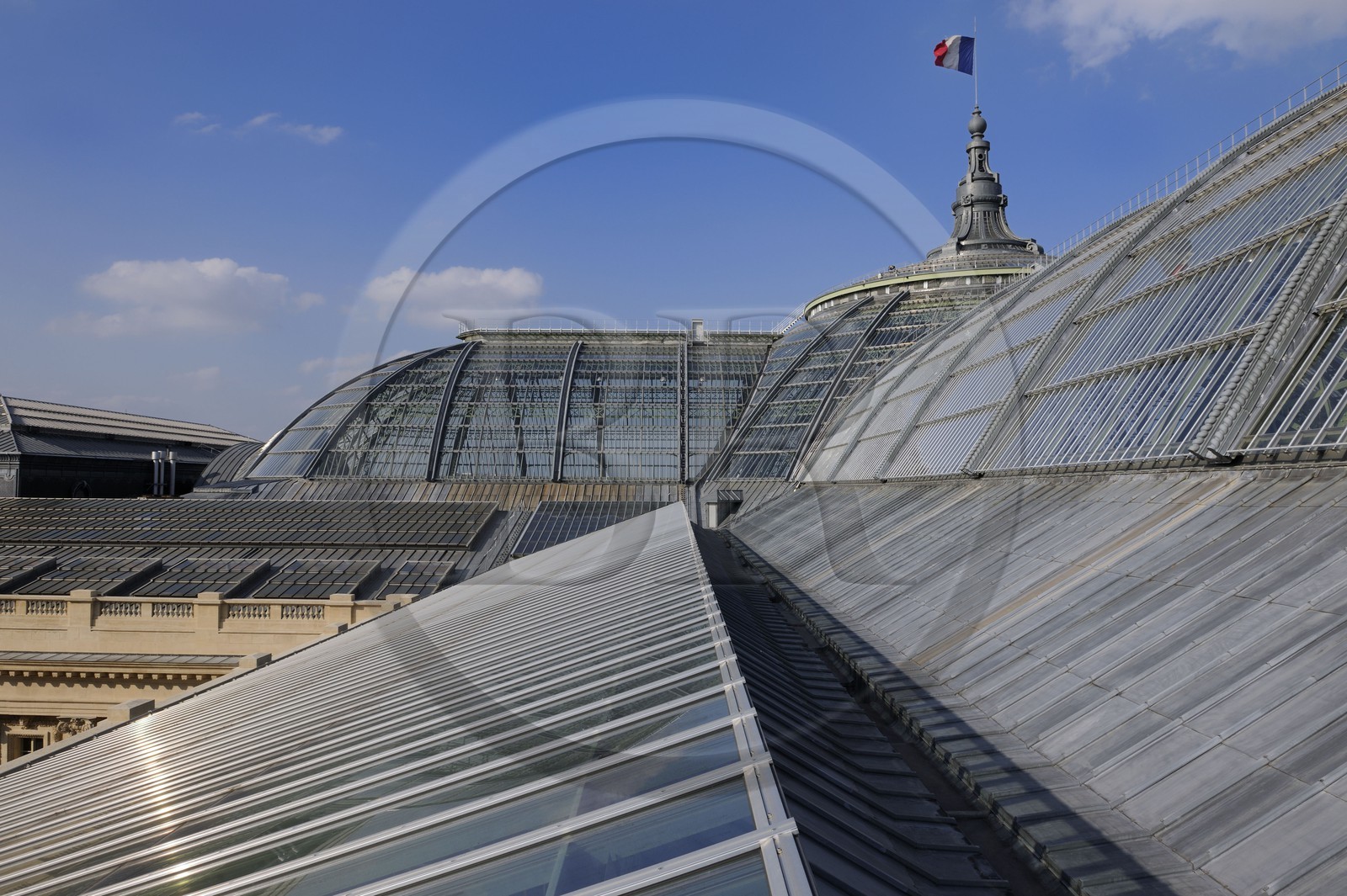 France, Paris (75), le Grand Palais, la verrière