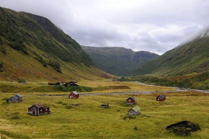 Norvège, Hordaland, Vikajfell, route de Vik à Voss