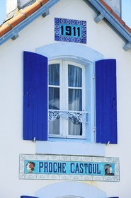 France, Morbihan (56), Belle-Ile, Le Palais, une maison à la sortie de la ville