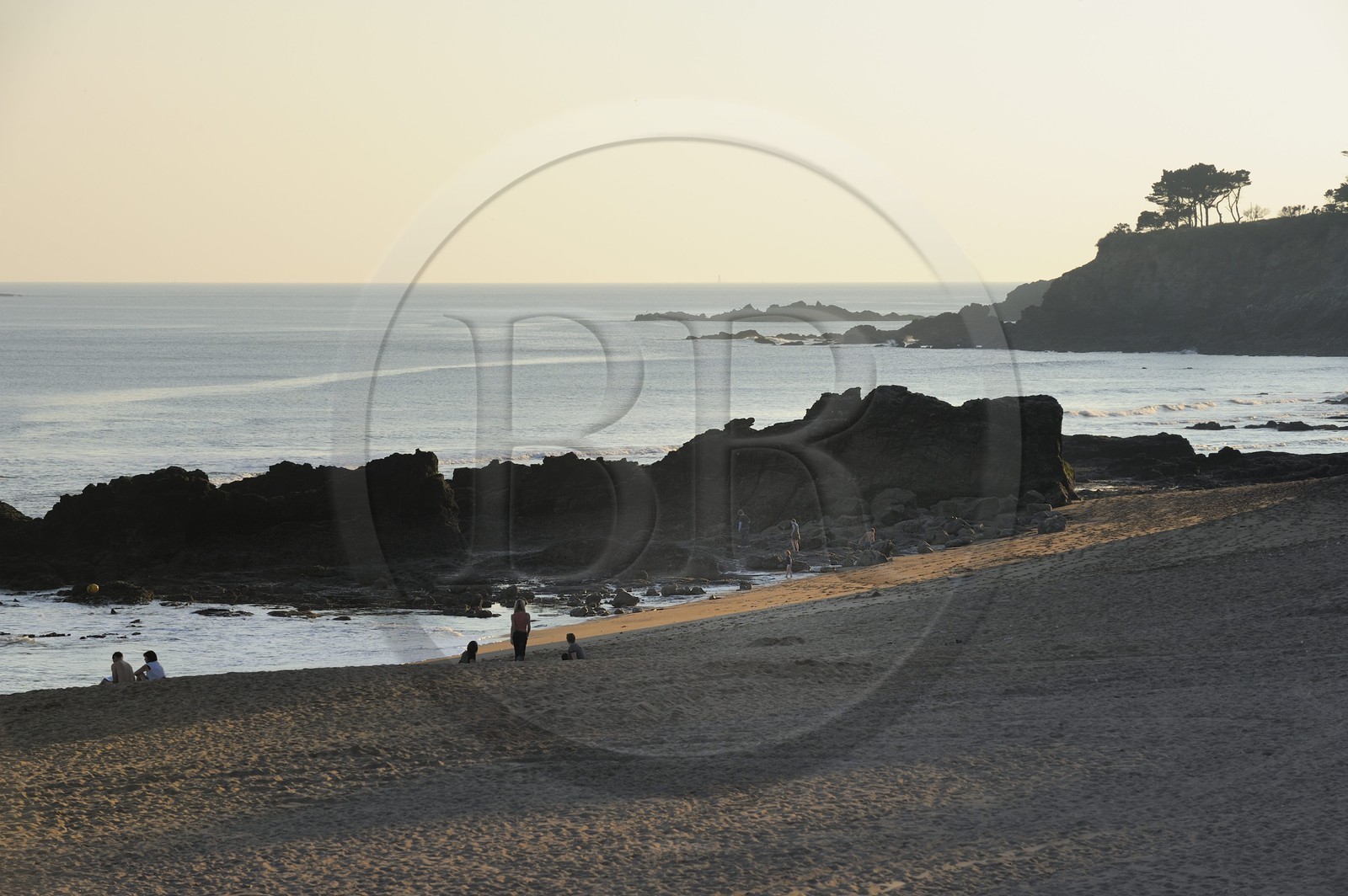 France, Loire-Atlantique (44), Saint-Nazaire, plage de Saint-Marc des vacances de Monsieur Hulot de Jacques Tati