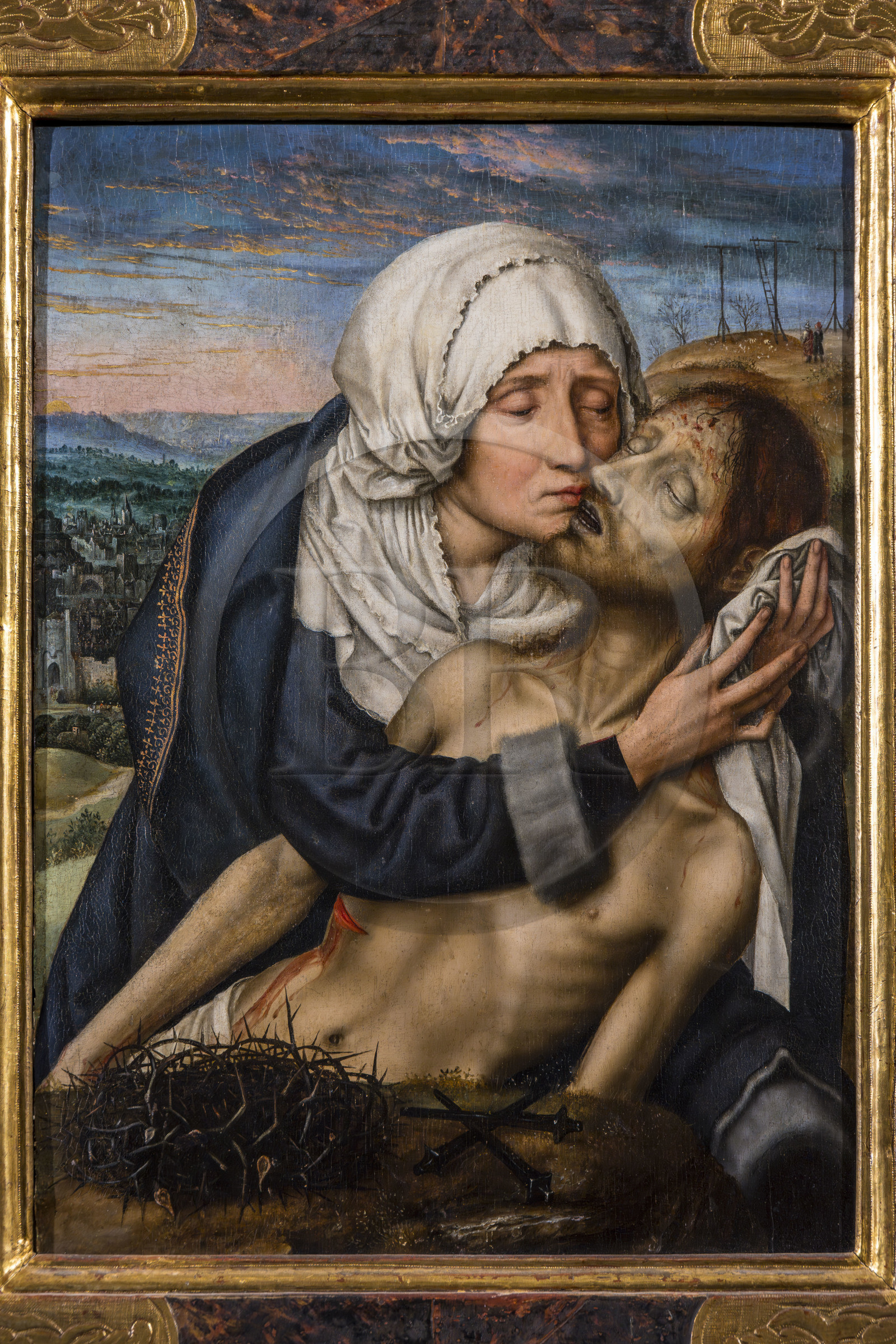 Espagne, Andalousie, Séville, la cathédrale, classé Patrimoine Mondial de l'UNESCO, la Pieta (La Piedad), cercle de Quiten Metsys (vers 1510)