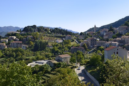 France, Corse du Sud, Alta Rocca, village of Levie