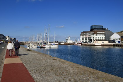 France, Seine-Maritime (76), Pays de Caux, Côte d'Albâtre, Les Pêcheries - Musée de Fécamp dans une ancienne sécherie de morue appartenant autrefois à l'armement morutier Les Pêcheries de Fécamp