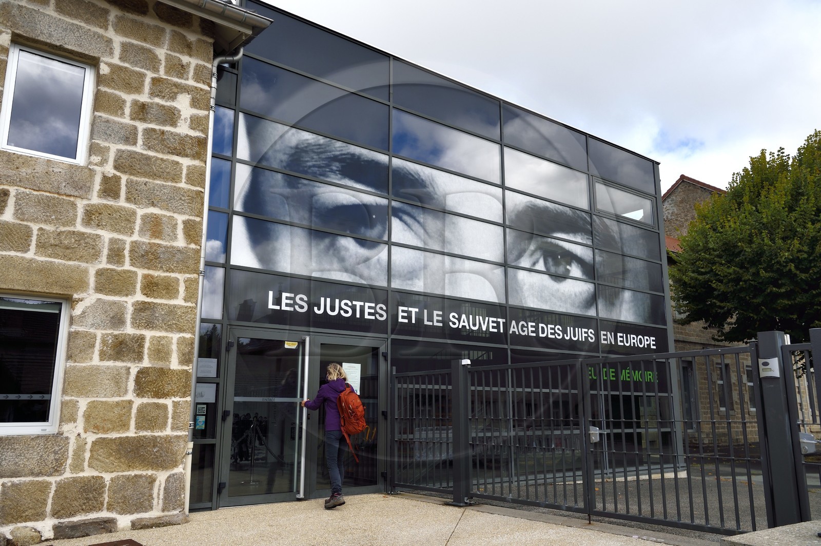 France, Haute-Loire (43), Chambon-sur-Lignon, Lieu de mémoire destiné à mettre en valeur l'attitude des habitants du Chambon et des alentours dans l'accueil et le sauvetage des juifs pendant l'Occupation, reconnus comme Justes parmi les nations