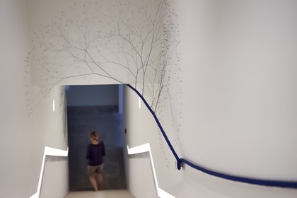 France, Var (83), Iles d'Hyères, parc national de Port Cros, Ile de Porquerolles, la Fondation Carmignac, Ciclotrama 50 (wind) (2018) de Janaina Mello Landini