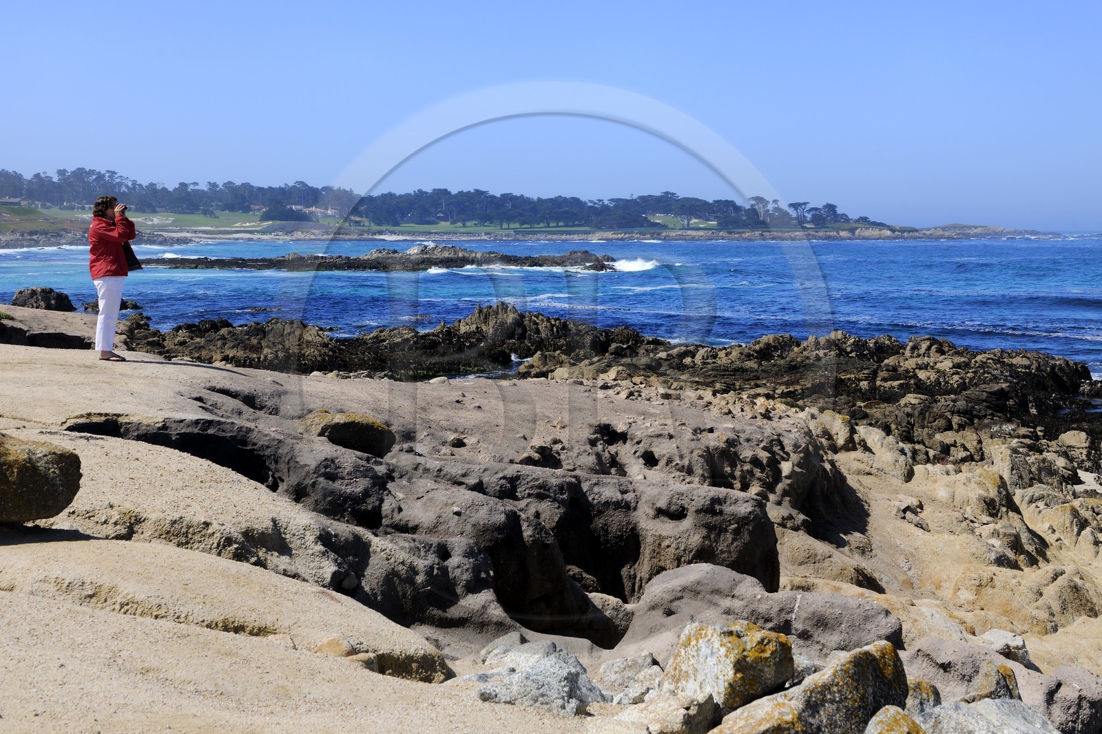 United States, California, 17 Mile Drive, Point Joe at Spanish Bay