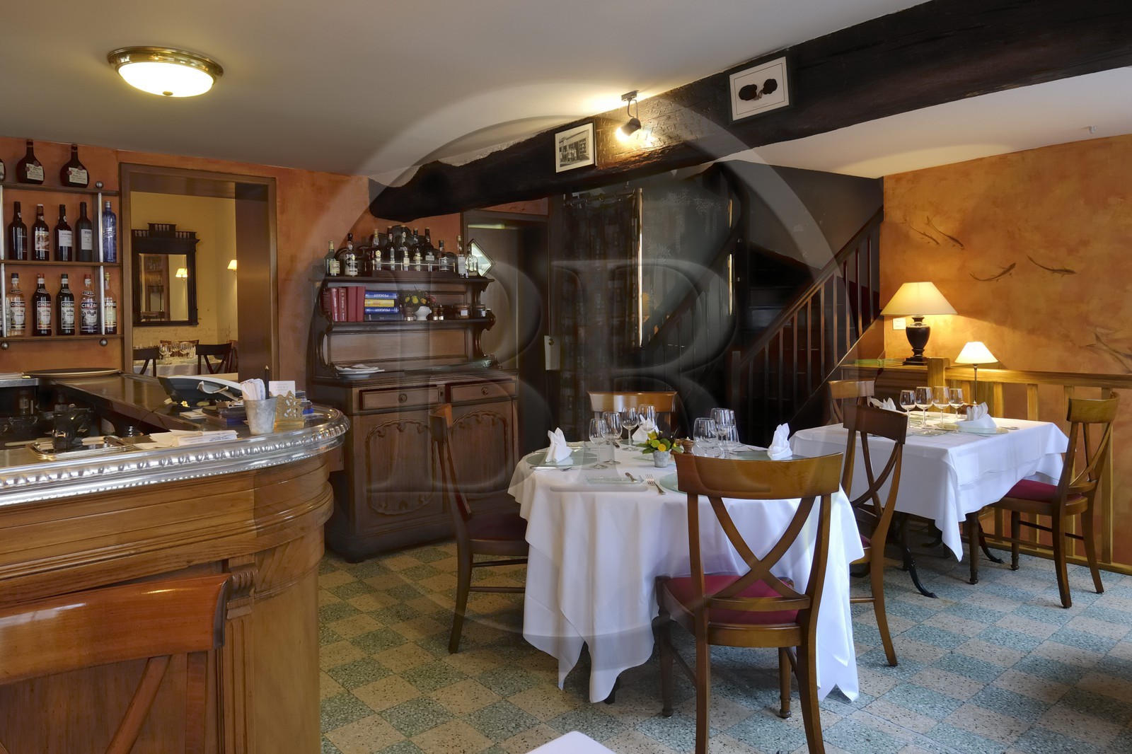 France, Loir et Cher (41), Blois, restaurant Au Rendez-Vous des Pêcheurs