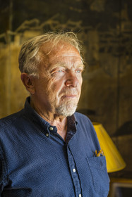 France, Finistère, Roscoff, shipowner's house called la Porte Noire (the Black Gate) built at the end of the 16th century by the James brothers, Christian Kulig is its current owner