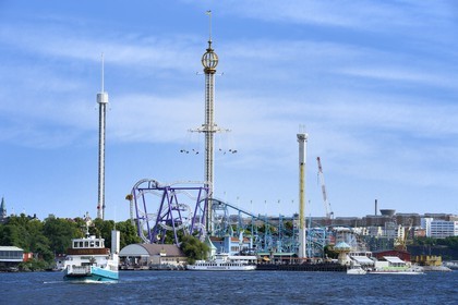 Sweden, Stockholm, Djurgarden, Gröna Lund amusement park