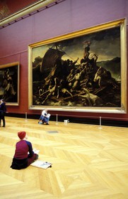 France, Paris, Le radeau de la Meduse by Gericault, in The Louvre great gallery