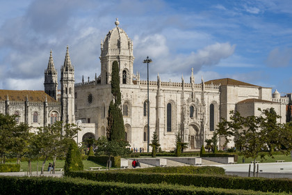 Portugal, Lisbonne, Bélem, Monastere des Hiéronymites (Mosteiro dos Jerónimos), classé Patrimoine Mondial de l'UNESCO, église Santa Maria