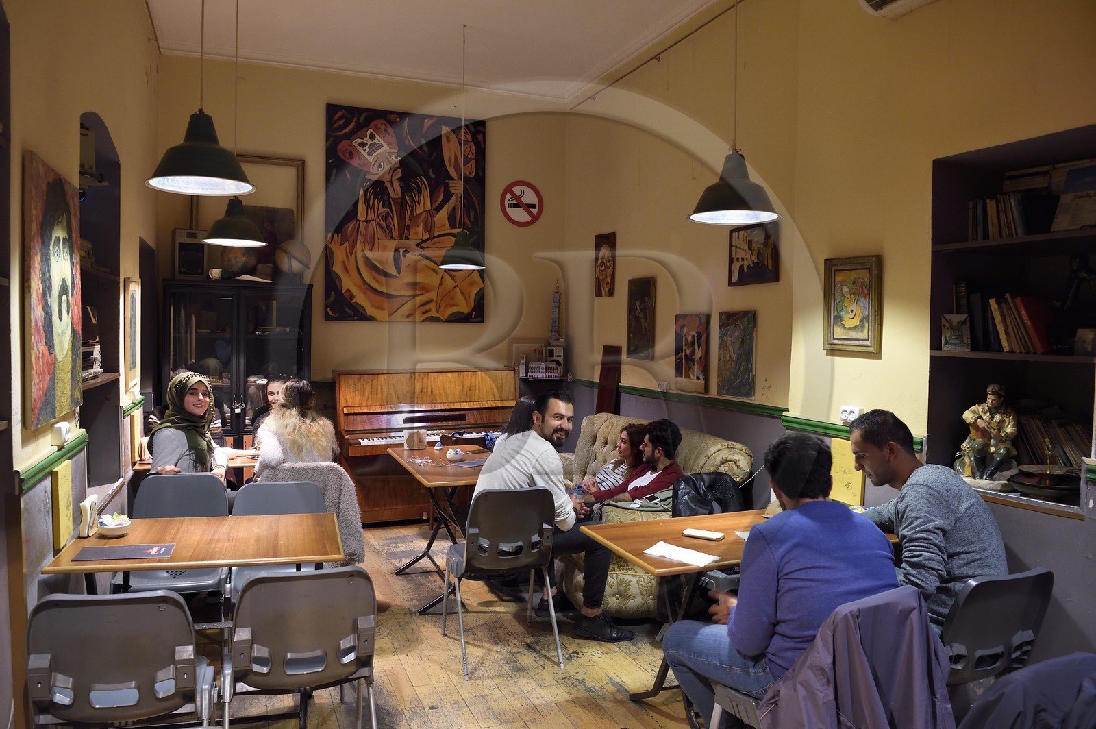 Azerbaïdjan, Bakou, Old School Café