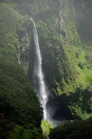 France, île de la Réunion, cirque de Salazie, classé Patrimoine Mondial de l'UNESCO, la cascade du trou de fer