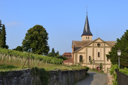 France, Bas-Rhin (67), Route des Vins d'Alsace, Barr, église protestante Saint-Martin