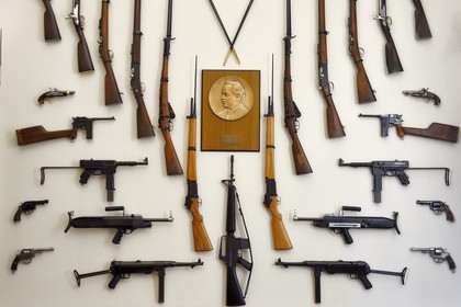 Principauté de Monaco, Monaco, le Rocher, le palais princier, salle des armes