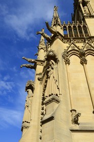 France, Moselle (57), Metz, la cathédrale Saint-Etienne en pierre de Jaumont