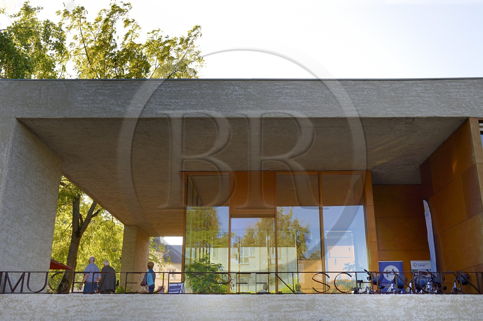 Luxembourg, district de Grevenmacher, région de la Moselle, Schengen, le musée européen dans le Centre Européen