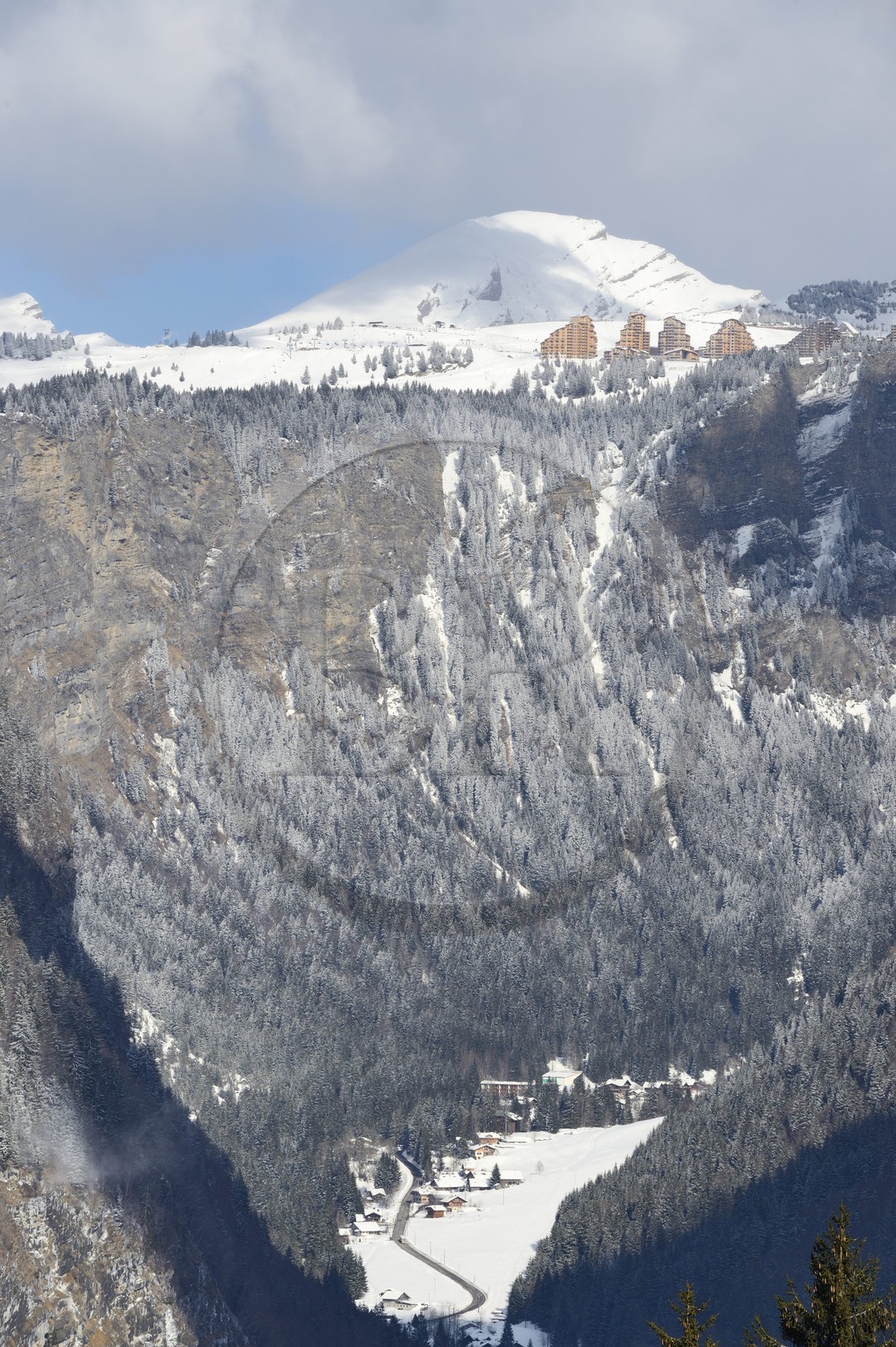 France, Haute-Savoie (74), Avoriaz sur les hauteurs de Morzine