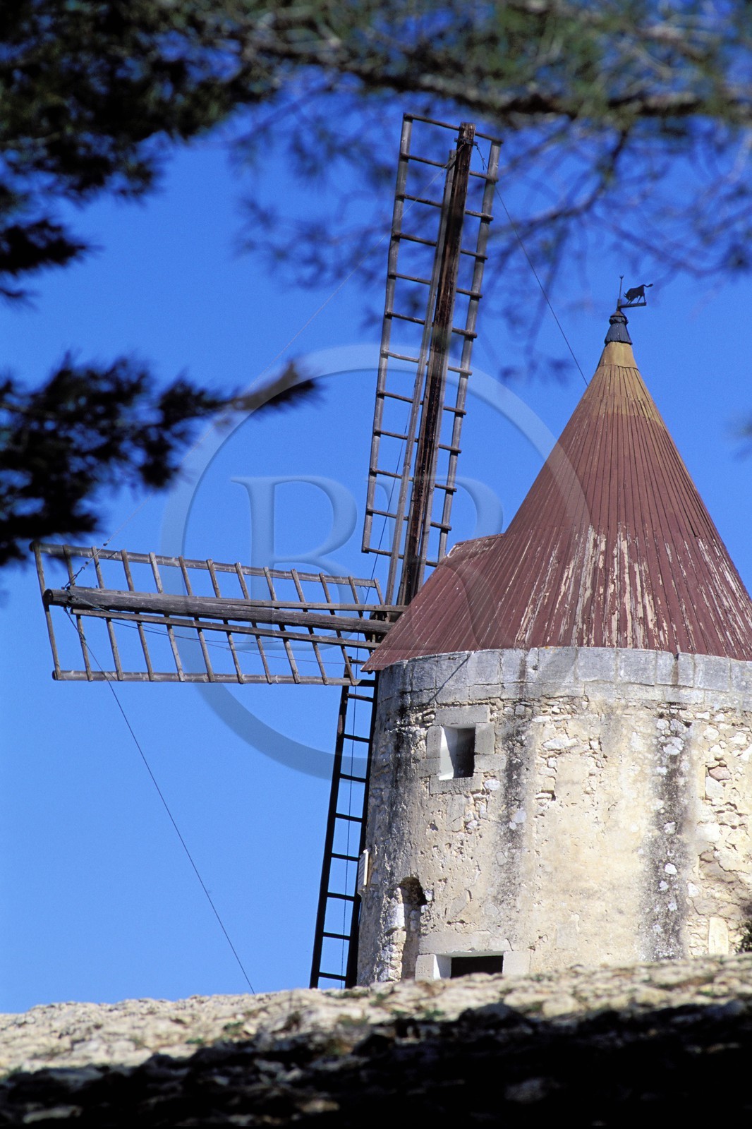 France, Bouches-du-Rhône (13), Fontvieille, moulin de Daudet
