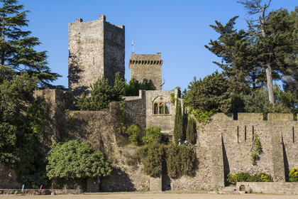 France, Alpes-Maritimes, Mandelieu La Napoule, castle of La Napoule (12th-19th century)
