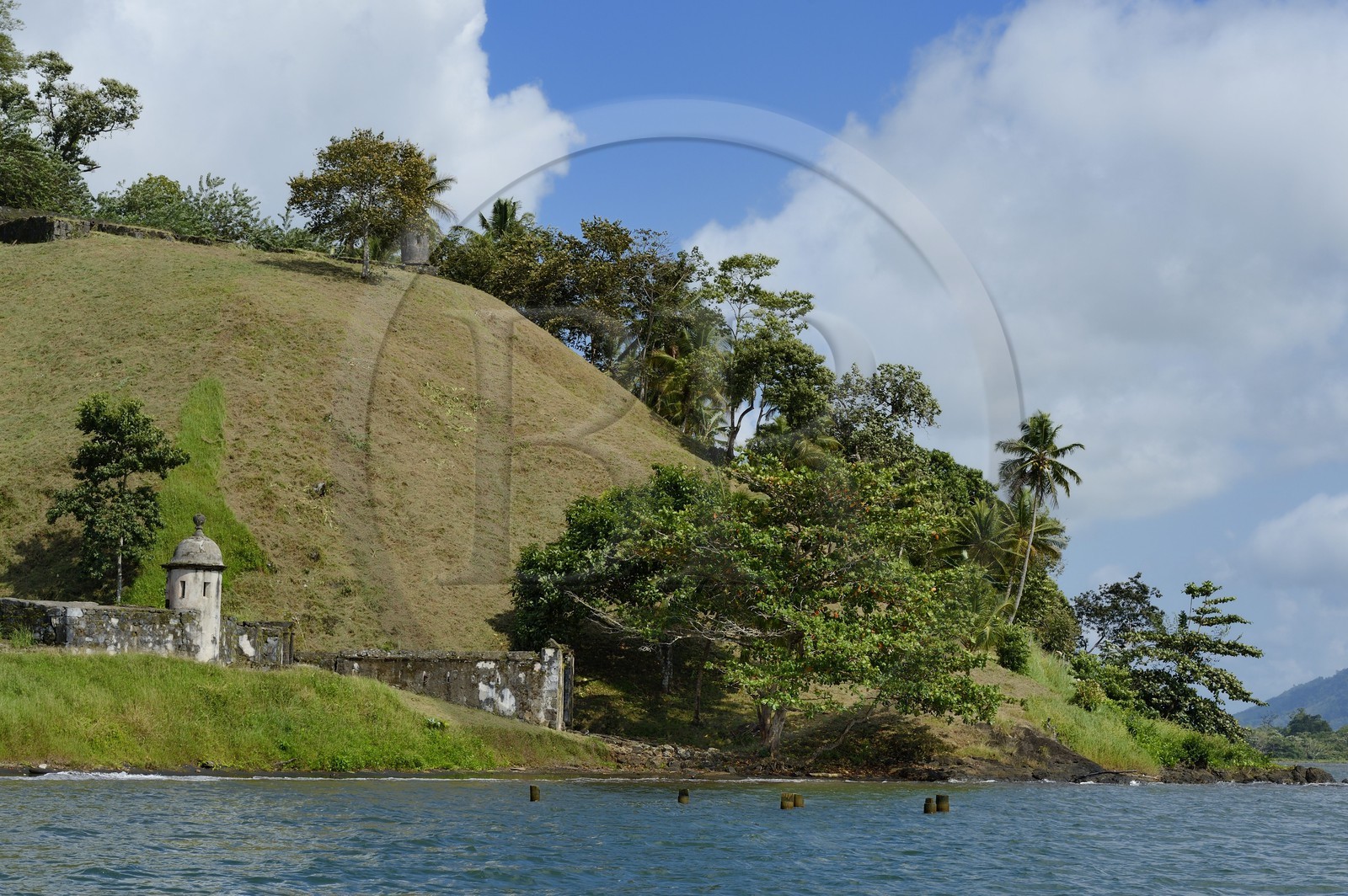 Panama, province de Colon, Portobelo, classé Patrimoine Mondial de l'UNESCO, Castillo de San Fernando datant de l'époque espagnole