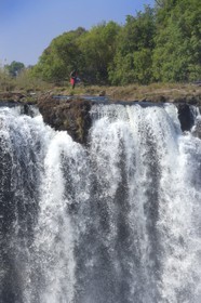 Zimbabwe, province de Matabeleland septentrional, fleuve Zambèze, les Chutes Victoria, classées Patrimoine Mondial de l'UNESCO