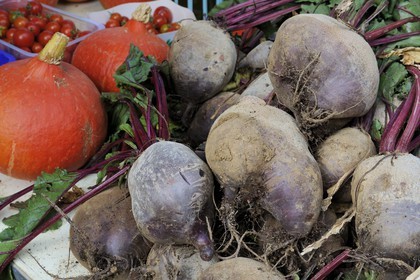 France, Var (83), Provence Verte, Saint-Maximin-la-Sainte-Baume, le marché