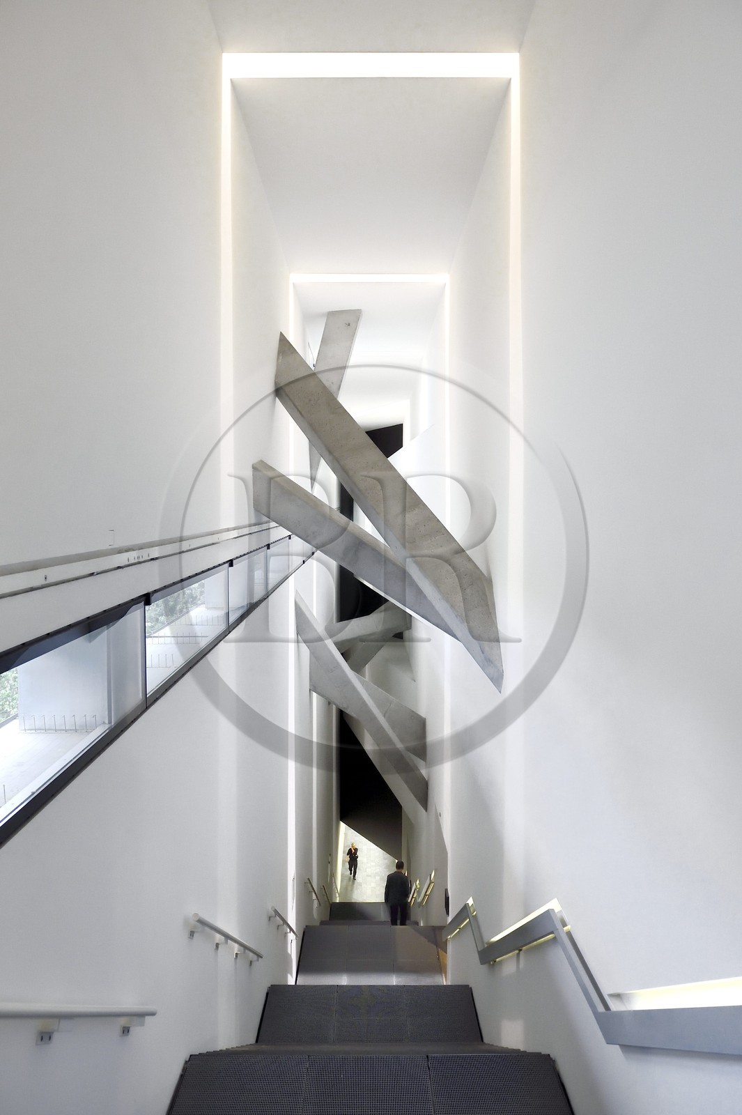 Allemagne, Berlin, quartier de Kreuzberg, Judisches Museum (musée Juif) de l'architecte Daniel Libeskind