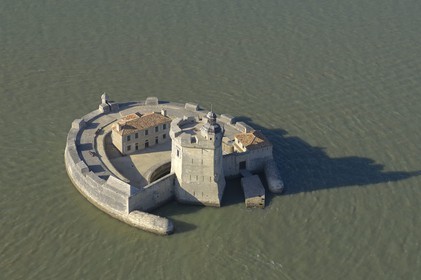 France, Charente-Maritime (17), Bourcefranc-le-Chapus, Fort Louvois ou Fort du Chapus (vue aérienne)