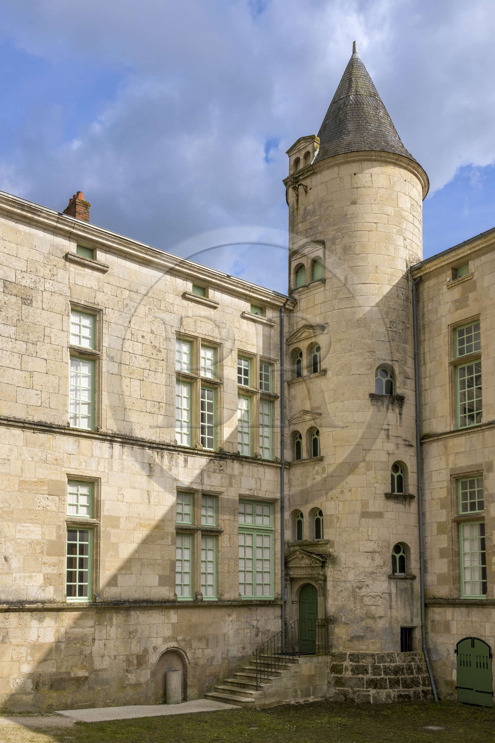 France, Vendee, Fontenay le Comte, 16th century Hôtel Gobin, formerly Hôtel de la Sénéchaussée