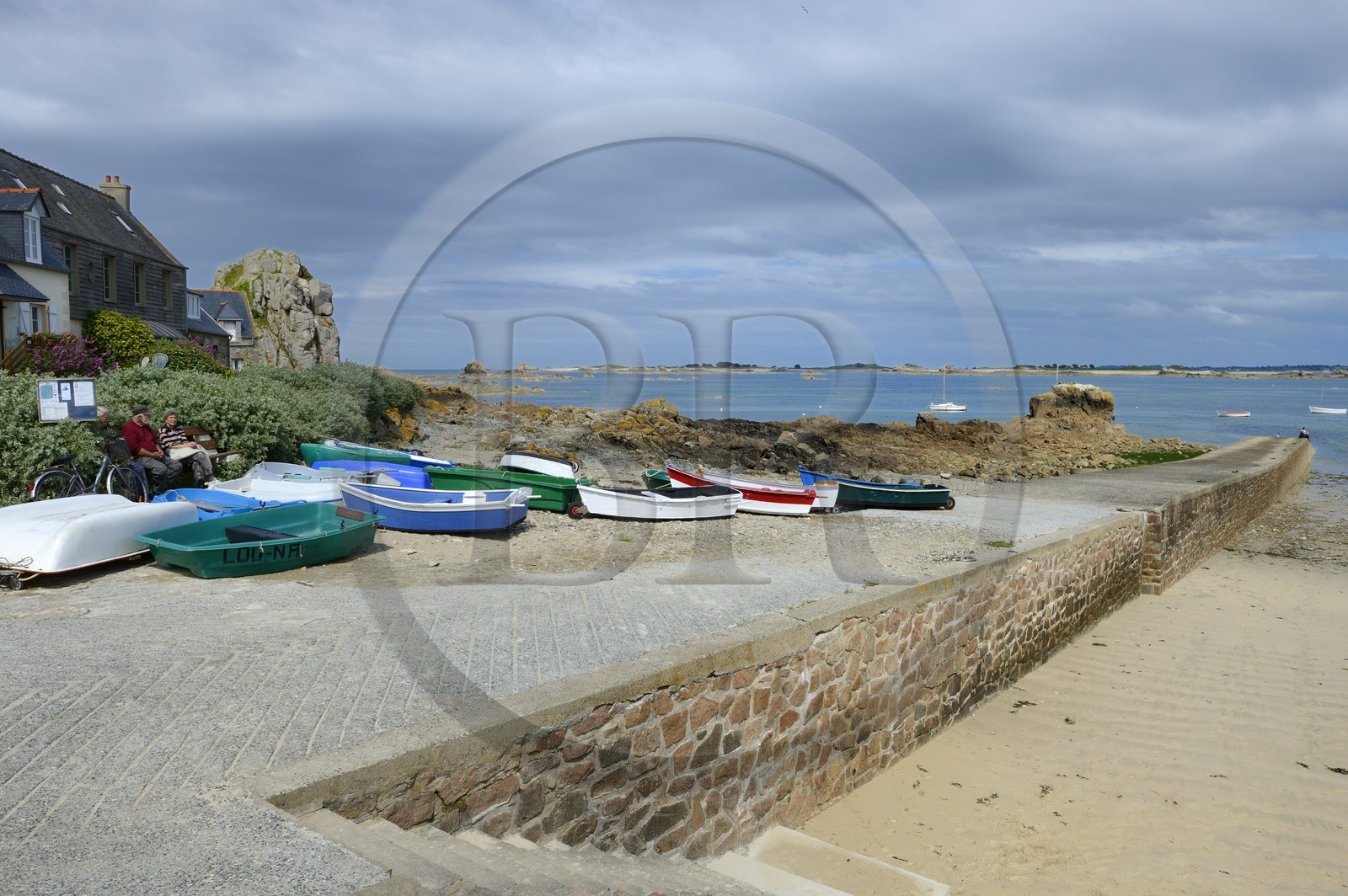 France, Côtes-d'Armor (22), Plougrescant, Pors Hir