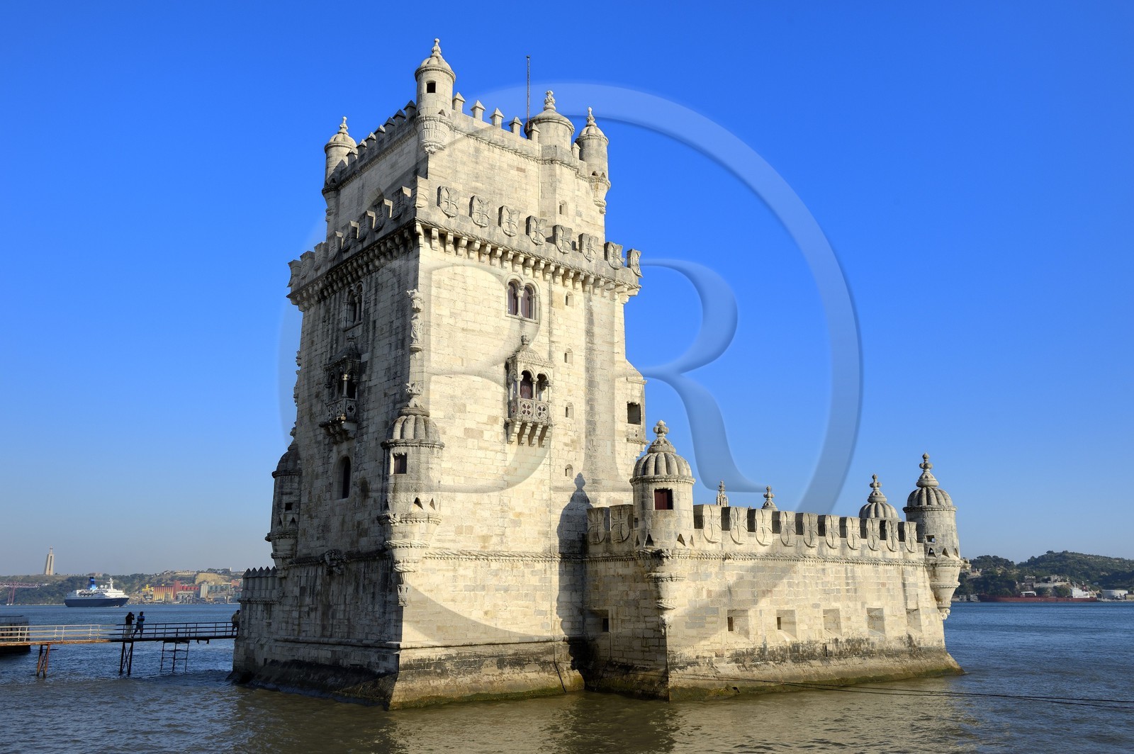 Portugal, Lisbon, Belem, Belem Tower (Torre de Belem), listed as World Heritage by UNESCO