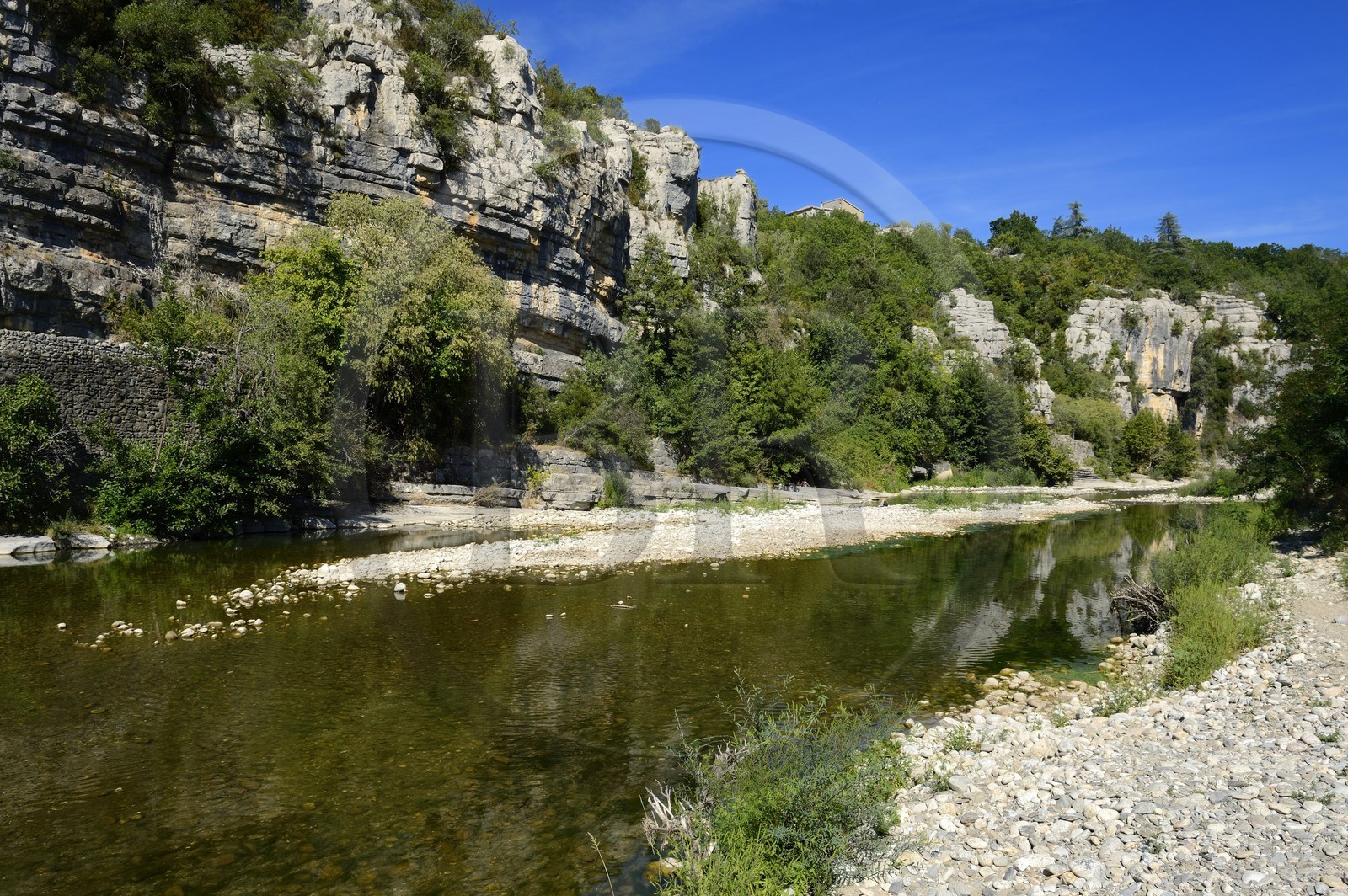 France, Ardèche (07), Gorges de l'Ardèche, Labeaume, gorges de la rivière La Beaume
