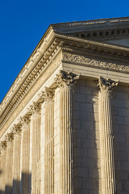 France, Gard (30), Nîmes, la Maison Carrée, ancien temple romain du Ier siècle avant JC