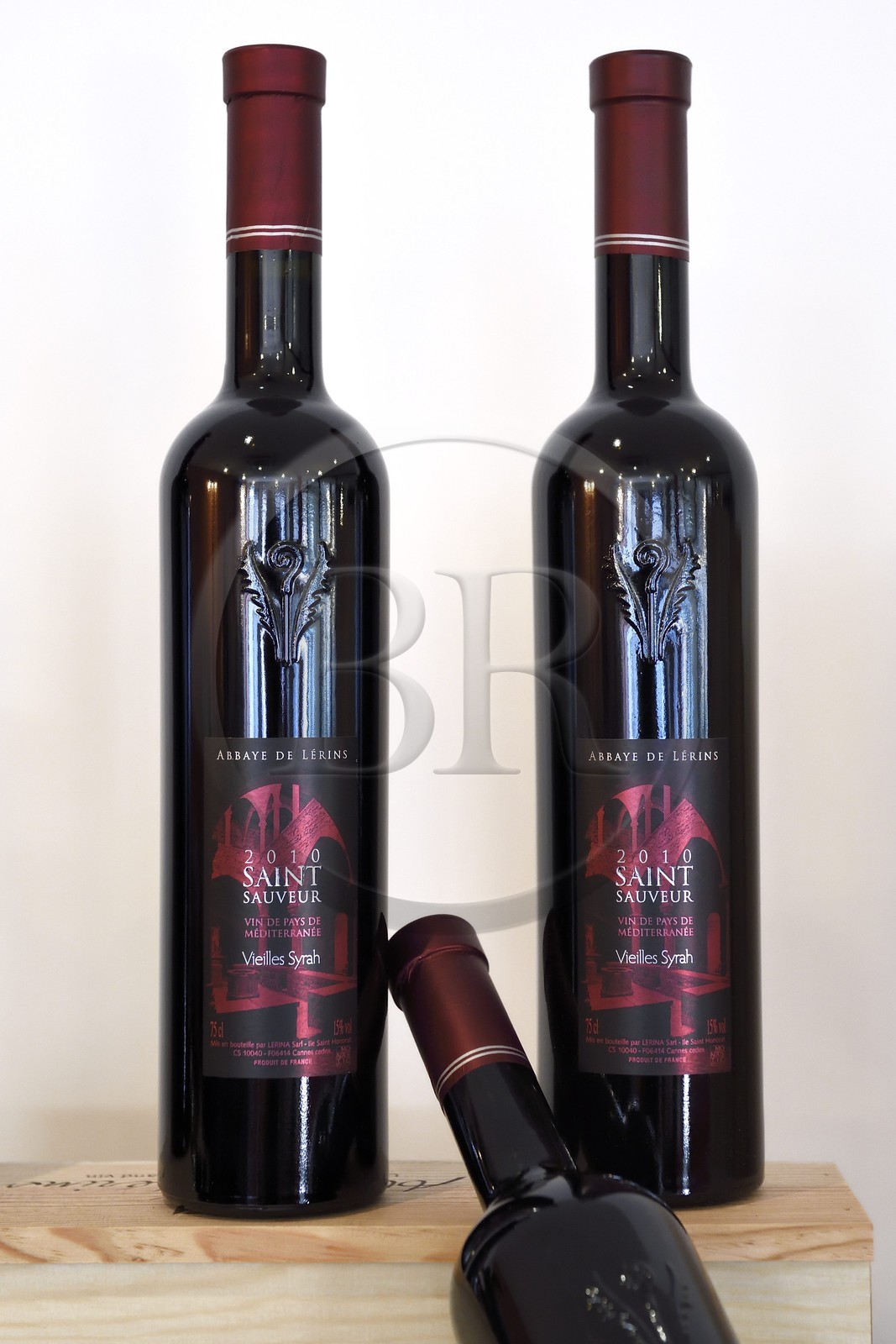 France, Alpes-Maritimes, Lerins Islands, Saint-Honorat island, wine produced by the Abbey of Lerins