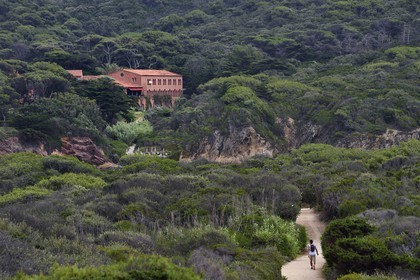 France, Var (83), Iles d'Hyères, parc national de Port Cros, Ile de Porquerolles, Hotel Le Mas Du Langoustier