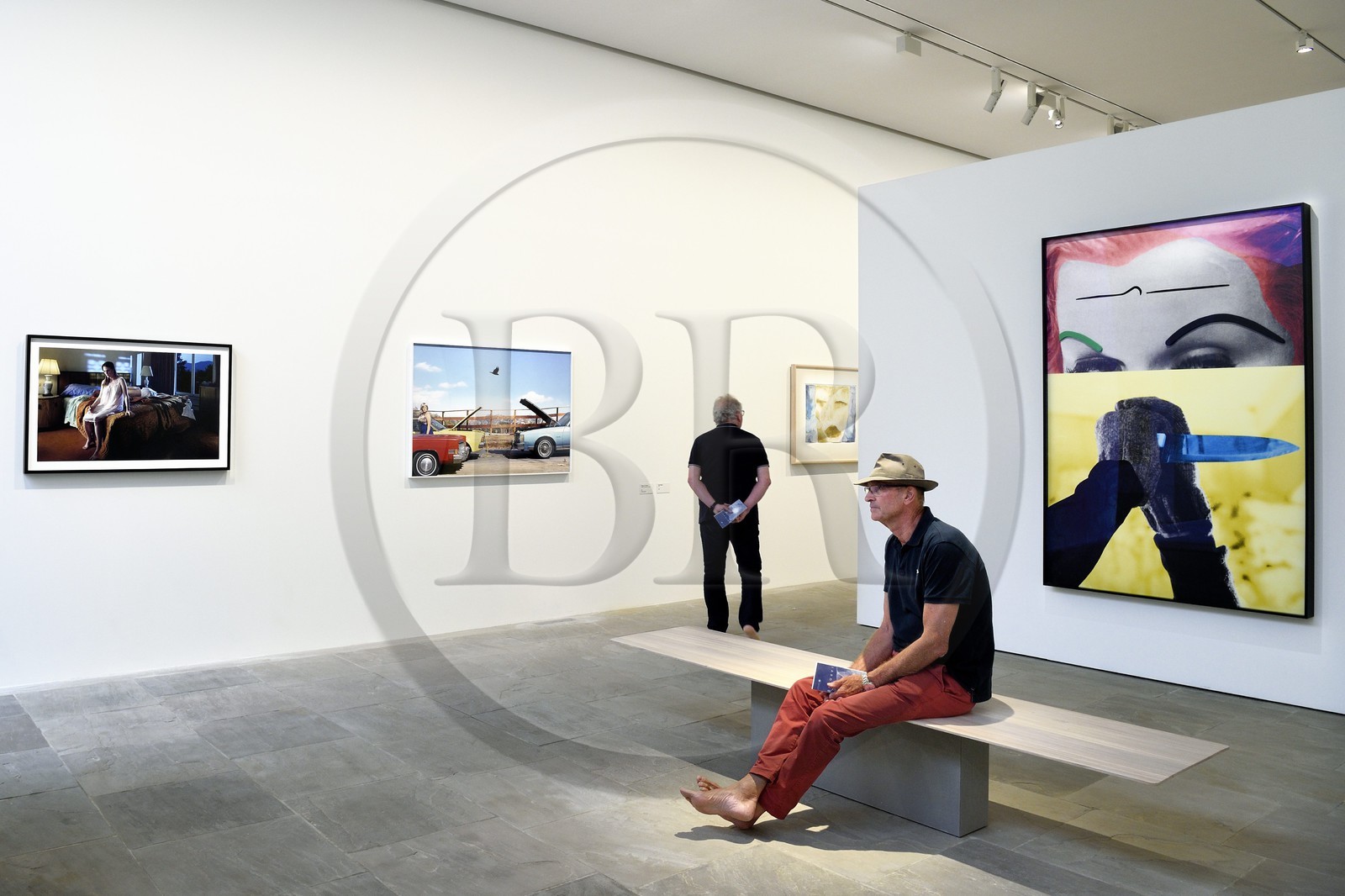 France, Var (83), Iles d'Hyères, parc national de Port Cros, Ile de Porquerolles, la Fondation Carmignac