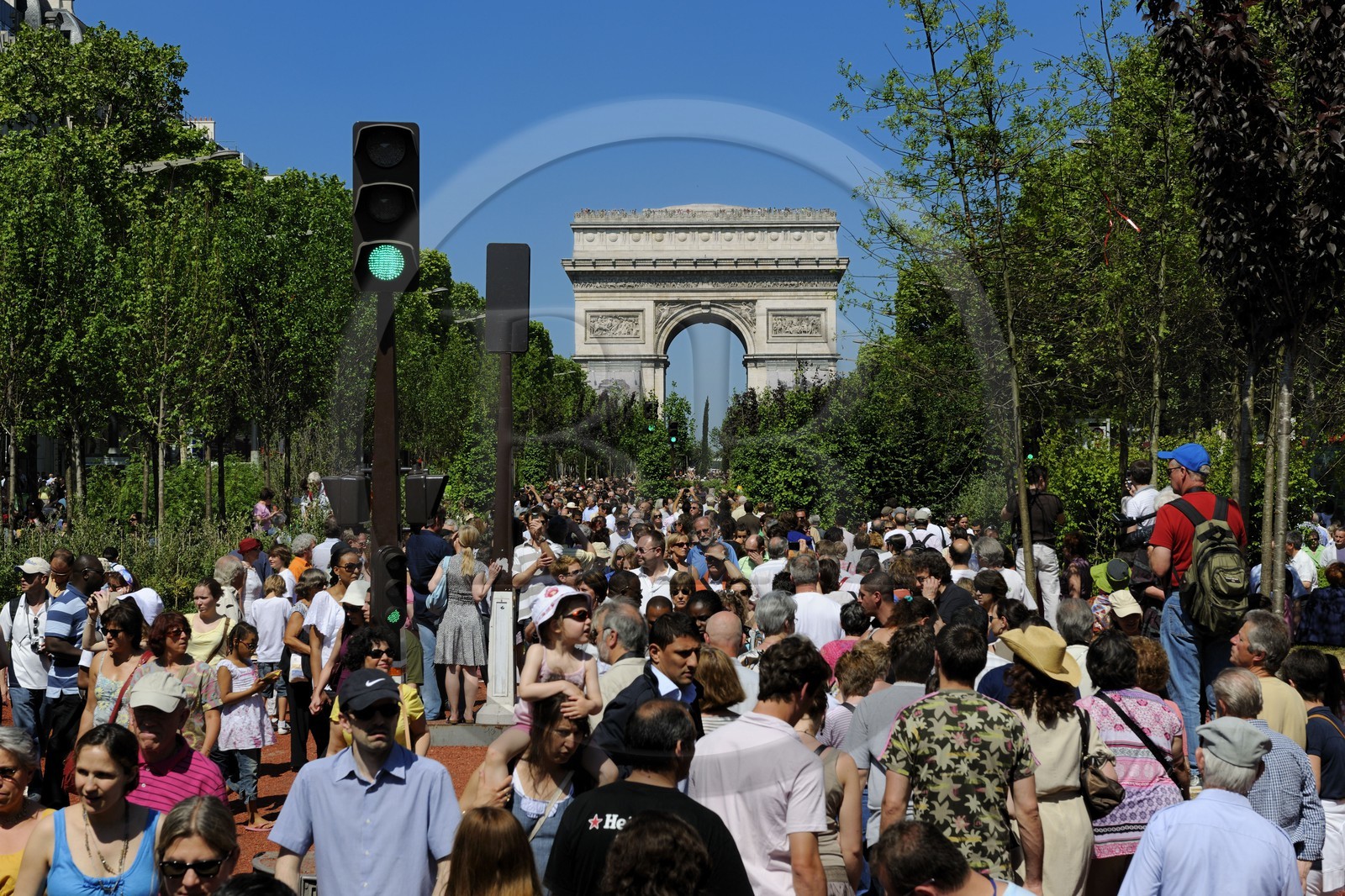 France, Paris (75), opération Nature Capitale 2010 sur les Champs-Elysées