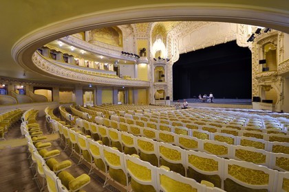 France, Allier (03), Vichy, Palais des Congrès et Opéra, la salle art Nouveau de l'Opéra