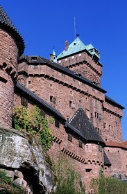France, Bas-Rhin (67), le château du Haut-Koenigsbourg