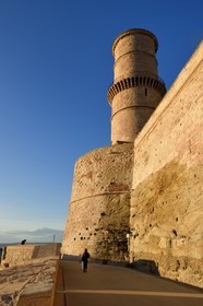 France, Bouches-du-Rhône (13), Marseille, le musée MuCEM en partie à l'intérieur du Fort Saint Jean