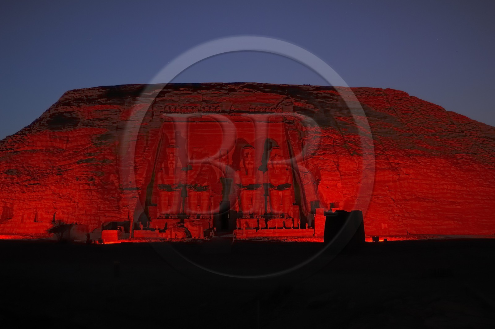 Egypt, Upper Egypt, Nubia, Abu Simbel, site listed as World Heritage by UNESCO, Ramesses II Temple