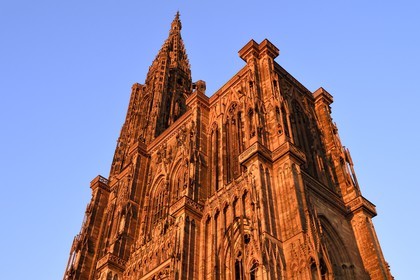 France, Bas Rhin, Strasbourg, old town listed as World Heritage by UNESCO, the Notre Dame Cathedral