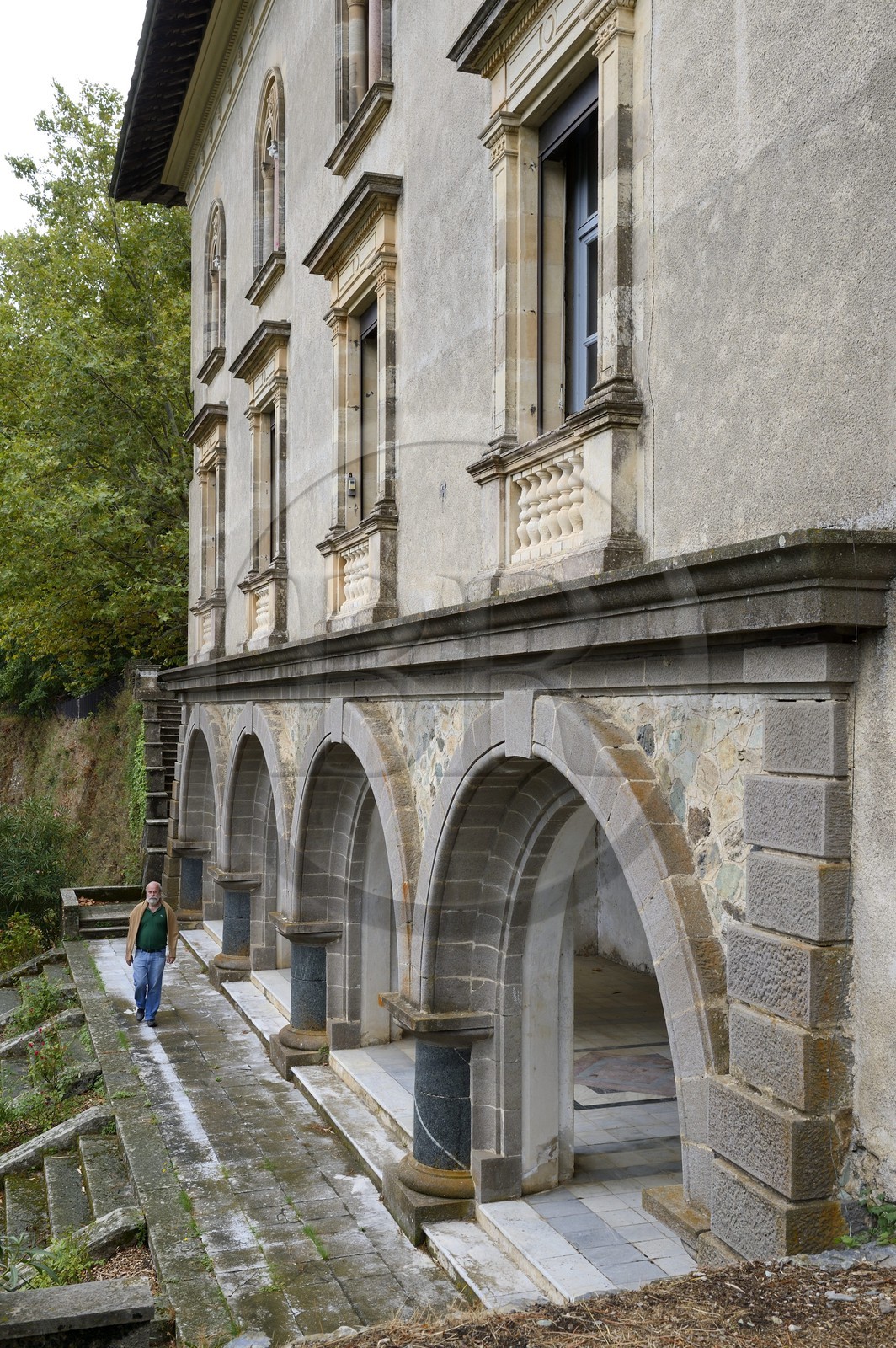 France, Haute Corse, Cap Corse, San Martino di Lota, the Chateau Cagninacci  (Palazzi or House of American)