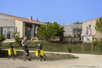 France, Charente-Maritime (17), Port-des-Barques, Ile Madame, la Ferme Aquacole de l'Ile Madame
