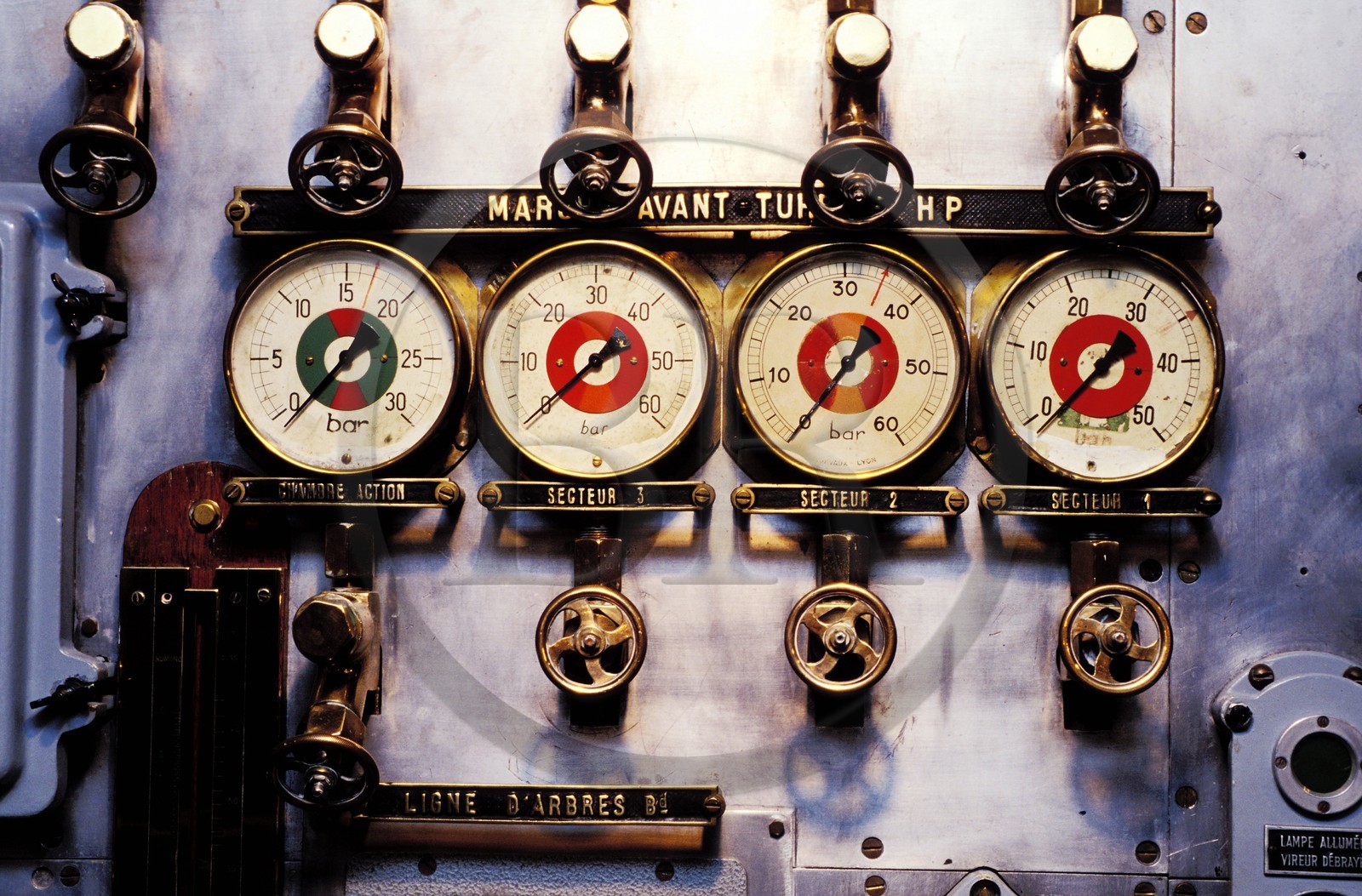 France, Finistère (29), Brest, cadrans d'époque au Musée de la Marine