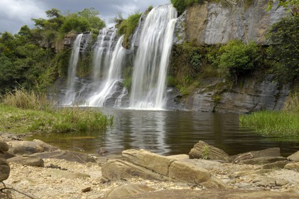 Brésil, Etat du Minas Gerais, région de Carrancas au sud de Sao Joao del Rei, cascade  (Route de l'or, Estrada Real)