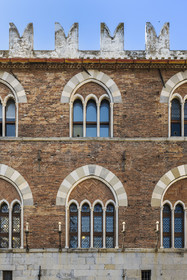 Italy, Liguria, Genoa, the San Giorgio palace built in 1260, Marco Polo was an illustrious prisoner and dictated his memoirs there